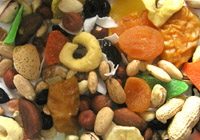 Sušené ovoce a ořechy